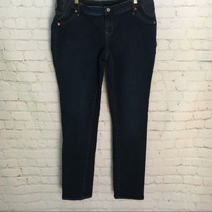 GAP real straight side panel maternity jean 12 31L